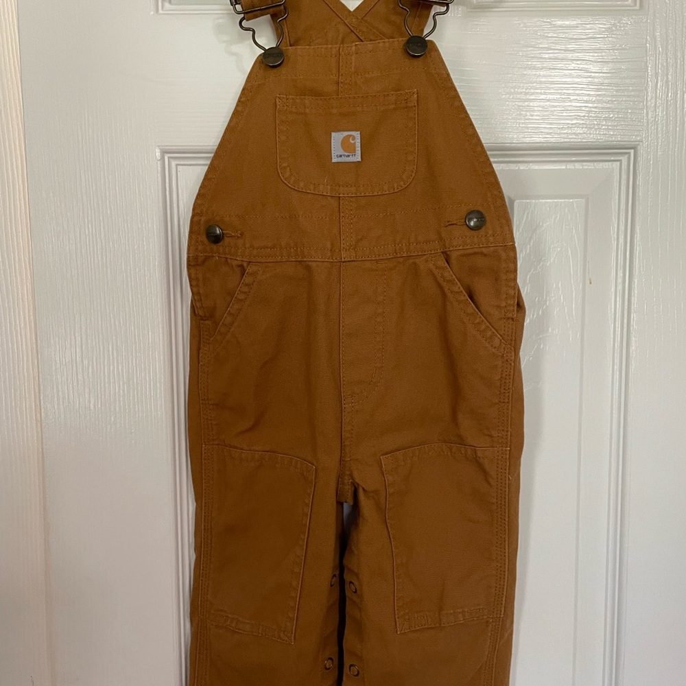 Carhartt Kids Tan Overalls